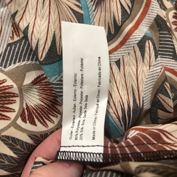 Anthropologie silk kaftan dress - Picture 6 of 7